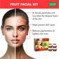 Skin Brightening Organic Fruit Facial Kit - For Deep Nourishment - Reducing Marks (70 gms / 2.5 oz)