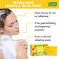 Refreshing Lemon & Basil Soap - Tones & Brightens Skin - Detoxifies Skin Deep (6 x 75 gms / 2.7 oz)