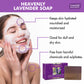 Heavenly Organic Lavender Soap with Rosemary - Revitalizes & Hydrates Skin (12 x 75 gms / 2.7 oz)