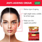 Organic Anti Ageing Cream with Almond, Wheatgerm - Boosts Collagen & Delays Wrinkles - Keeps Skin Soft & Youthful (150 gms / 5.3 oz)