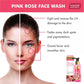 Organic Insta Glow Pink Rose Face wash with Aloe vera extract  (110 ml / 3.72 fl oz)