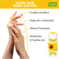 Hand & Body Lotion with Sunflower Extract - Enhances Water Retention in Skin - Keeps Skin Soft (110 ml/4 fl oz)