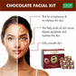 Organic Chocolate Facial Kit with Strawberry Extract - Deep Conditions & Tones Skin ( 270 gms/ 9.6 oz)