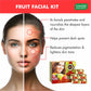 Skin Brightening Organic Fruit Facial Kit - For Deep Nourishment - Reducing Marks (270 gms / 9.6 oz)