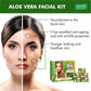 Anti Acne Organic Aloe Vera Facial Kit - Clears Skin Deep Impurities - Protects & Hydrates Skin (270 gms/9.6 oz)