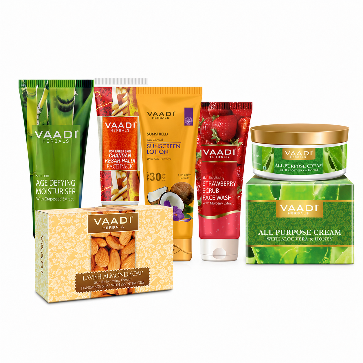 Skin Moisturizing Set For Dry Skin - Get Visibly Smooth, Hydrated & Glowing skin