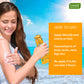 Organic Sunscreen Lotion SPF 50 with Aloe Vera & Chamomile - Non Greasy - Long Lasting - Soothes Burnt Skin (3 x 110 ml/ 4 fl oz)