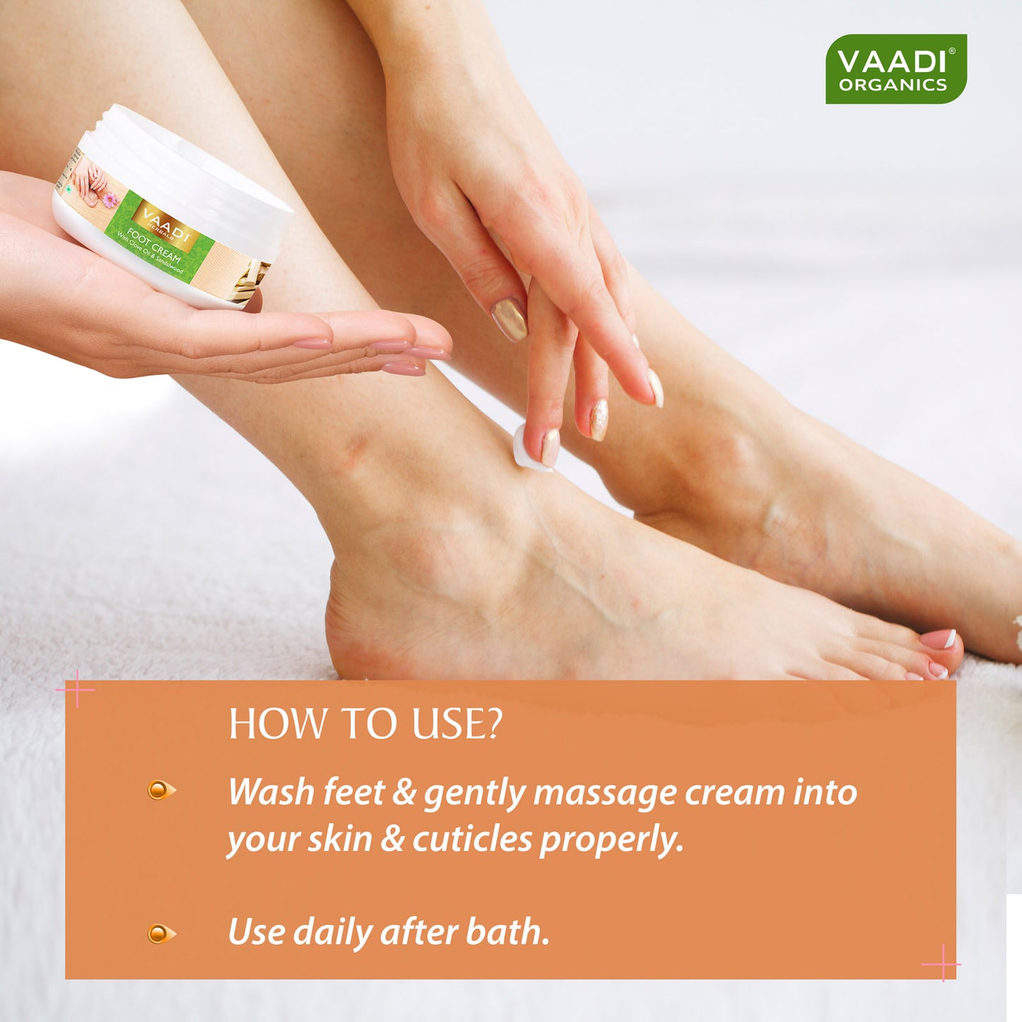 Foot Cream - Clove & Sandal Oil (30 gms /1.1 oz)