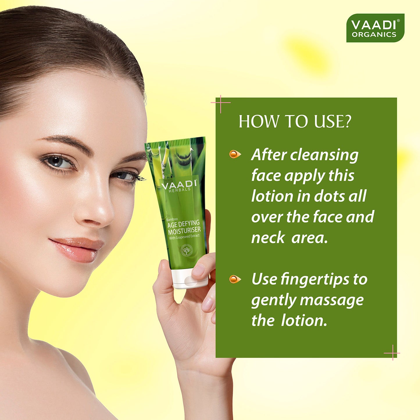 Bamboo Age Defying Moisturiser with Grapeseed Extract - Anti Oxidant Rich - Keeps Skin Firm - Delays Wrinkles (60 ml/ 2.1 fl oz)