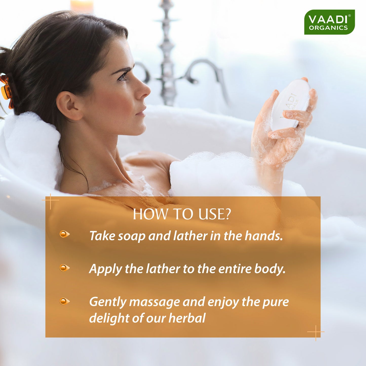 Rehydrating Organic Lavish Almond Soap with Honey & Aloe Vera - Improves Complexion - Keeps Skin Nourished (3 x 75 gms/2.7 oz)