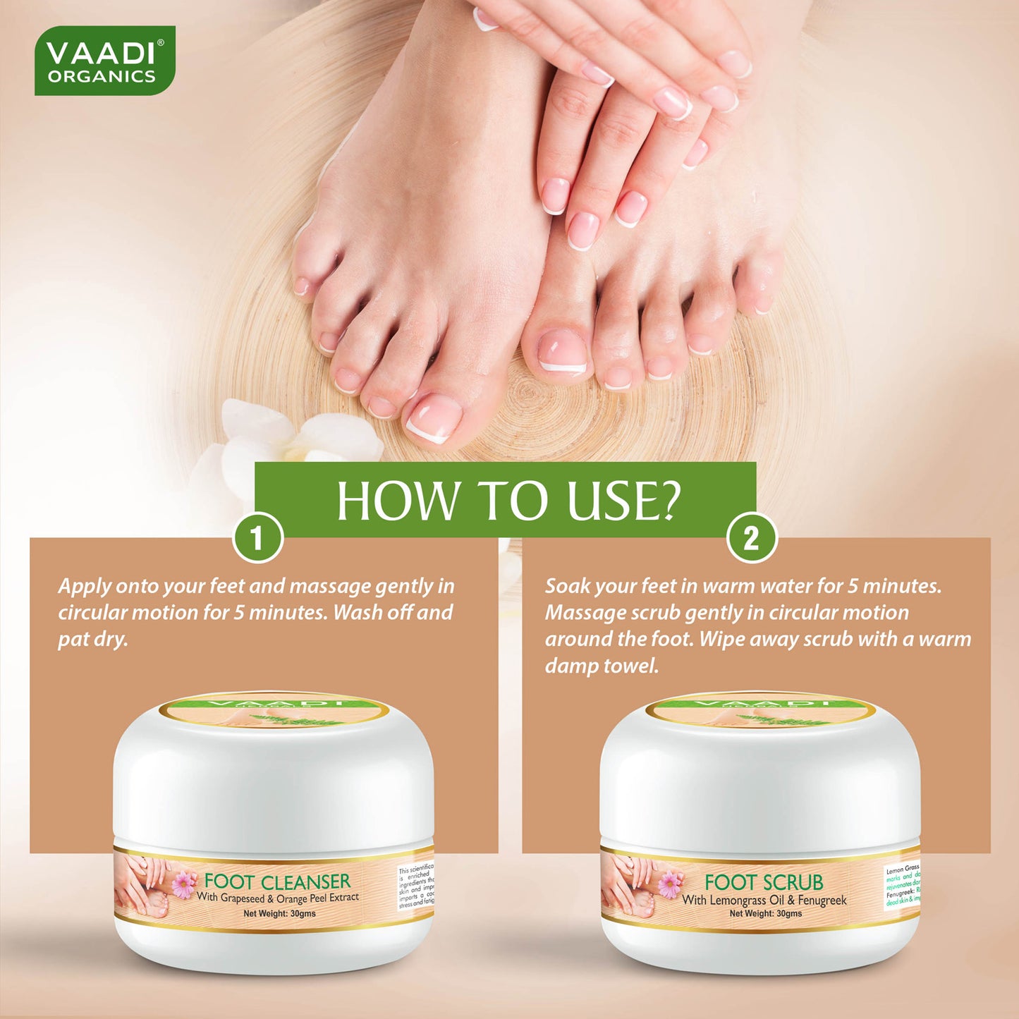 Pedicure Manicure Spa Kit - Repairs Damaged Skin (135-gms-4-6-fl-oz)
