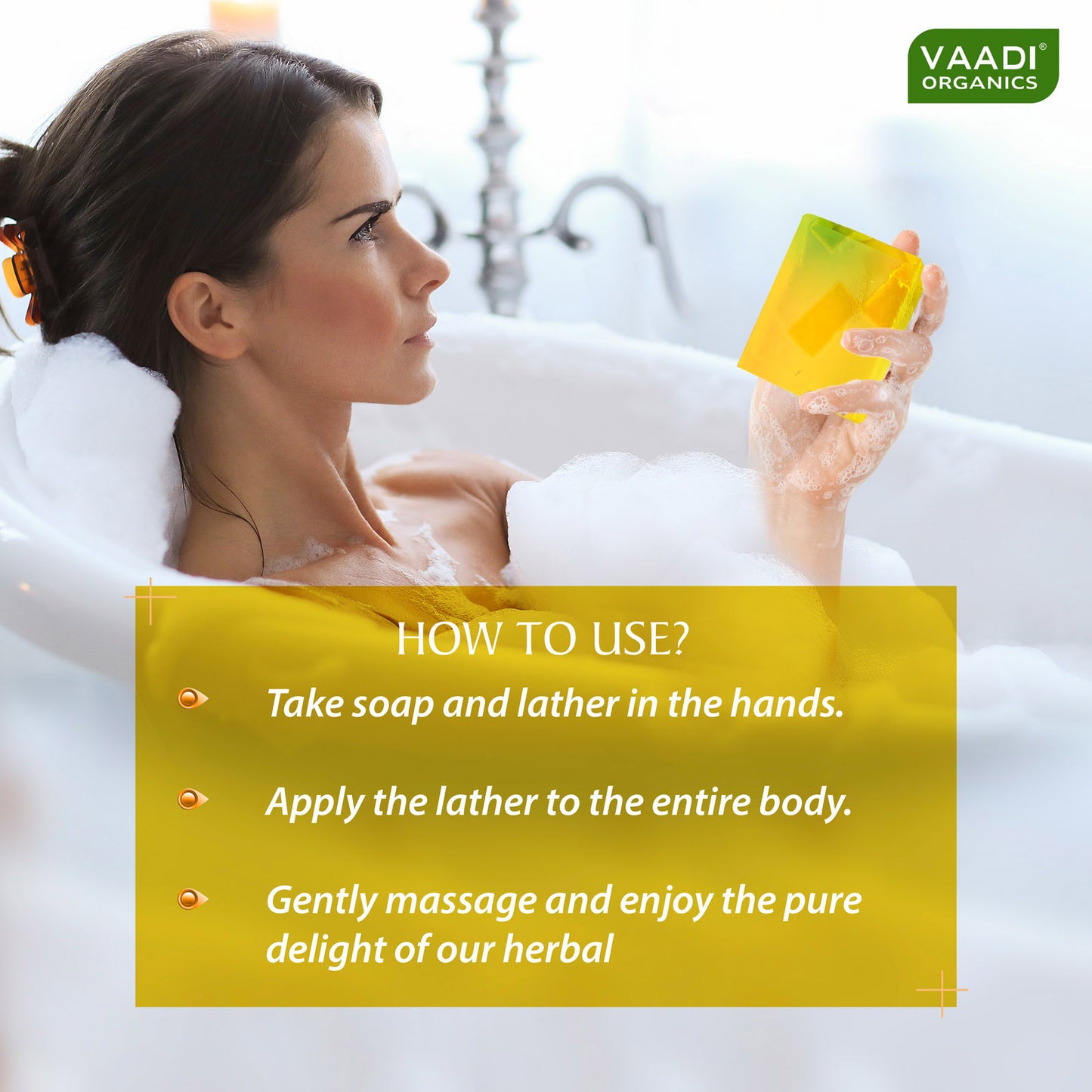 Refreshing Lemon & Basil Soap - Tones & Brightens Skin - Detoxifies Skin Deep (6 x 75 gms / 2.7 oz)