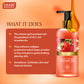 Blushing Organic Strawberry Shower Gel - Skin Firming Therapy - Enhances Collagen (2 x 300 ml / 10.2 fl oz)