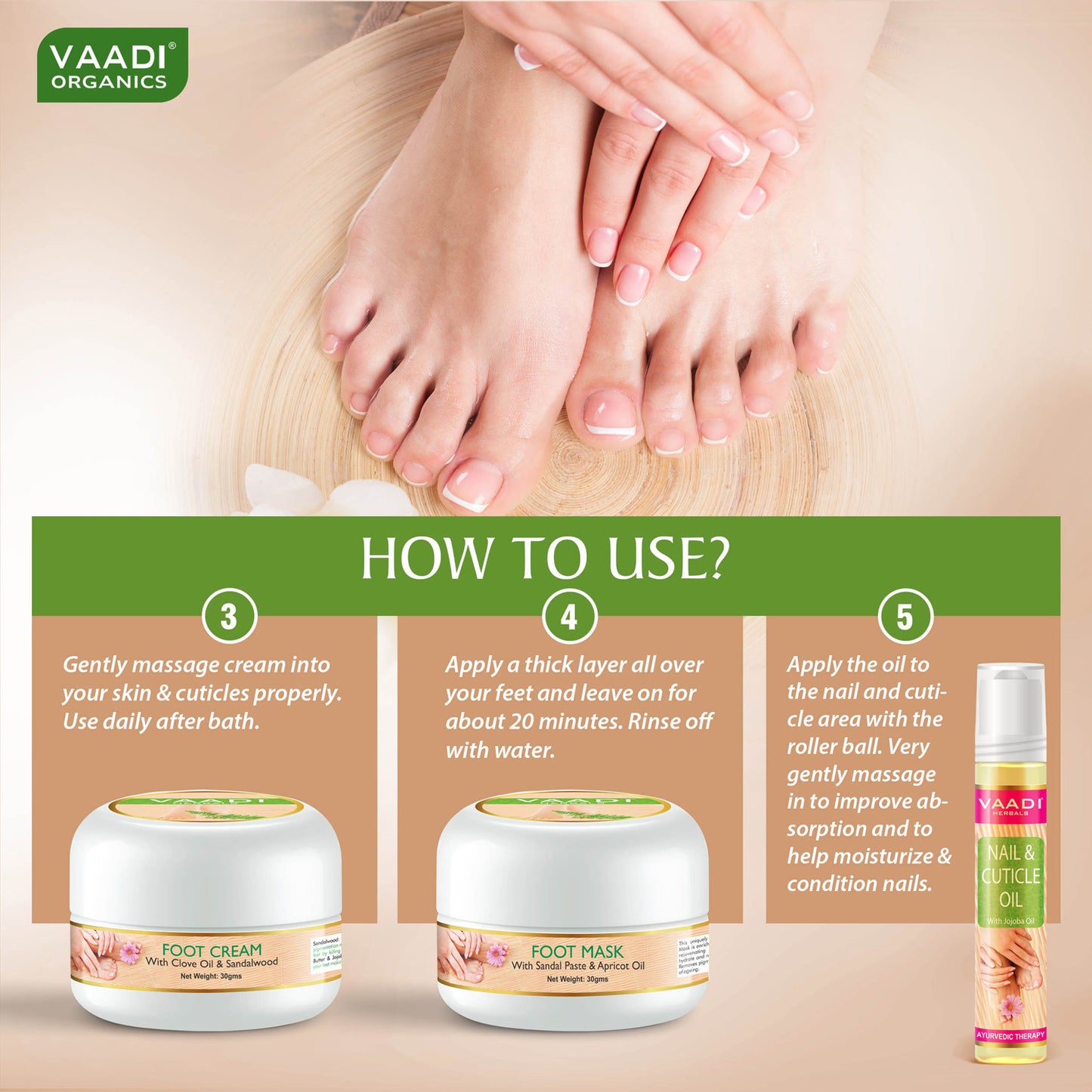 Pedicure Manicure Spa Kit - Repairs Damaged Skin (135-gms-4-6-fl-oz)