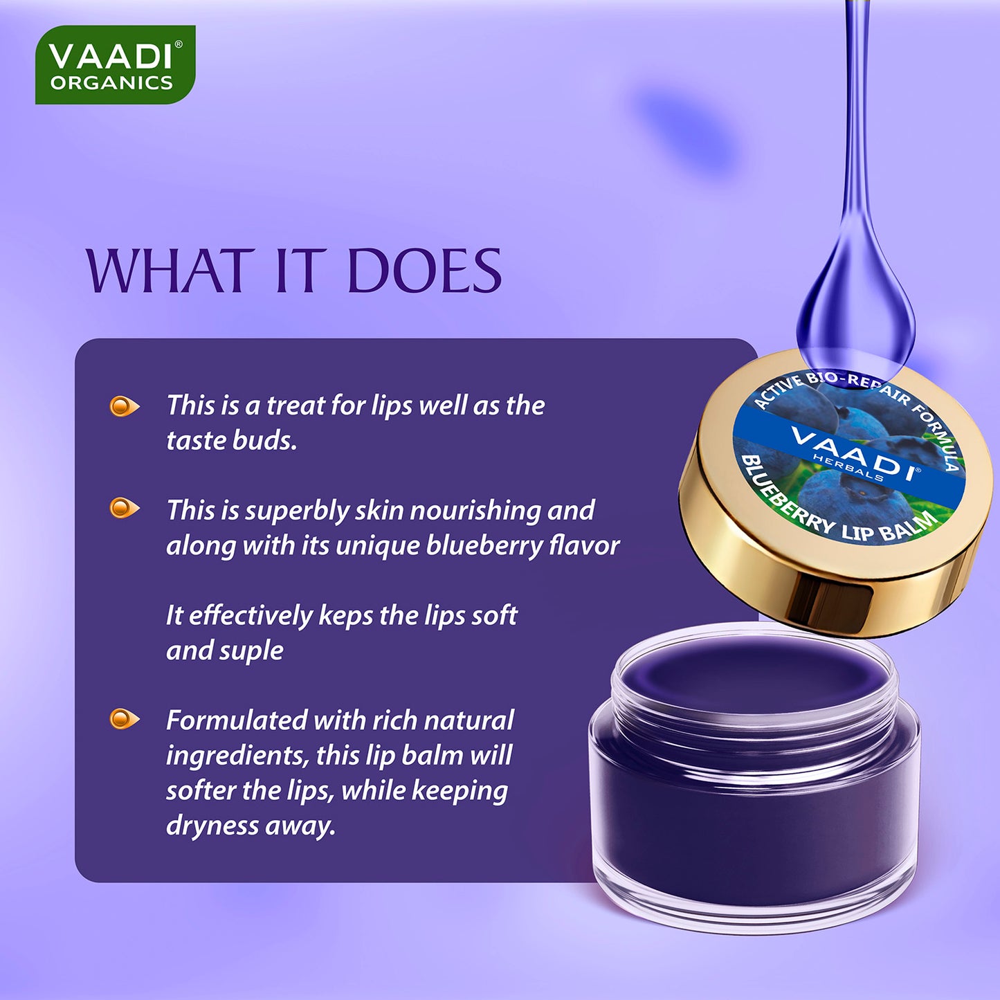 Bio Repair Therapy - Blueberry Lip Balm (8 X 10 GMS/ 0.4 OZ)