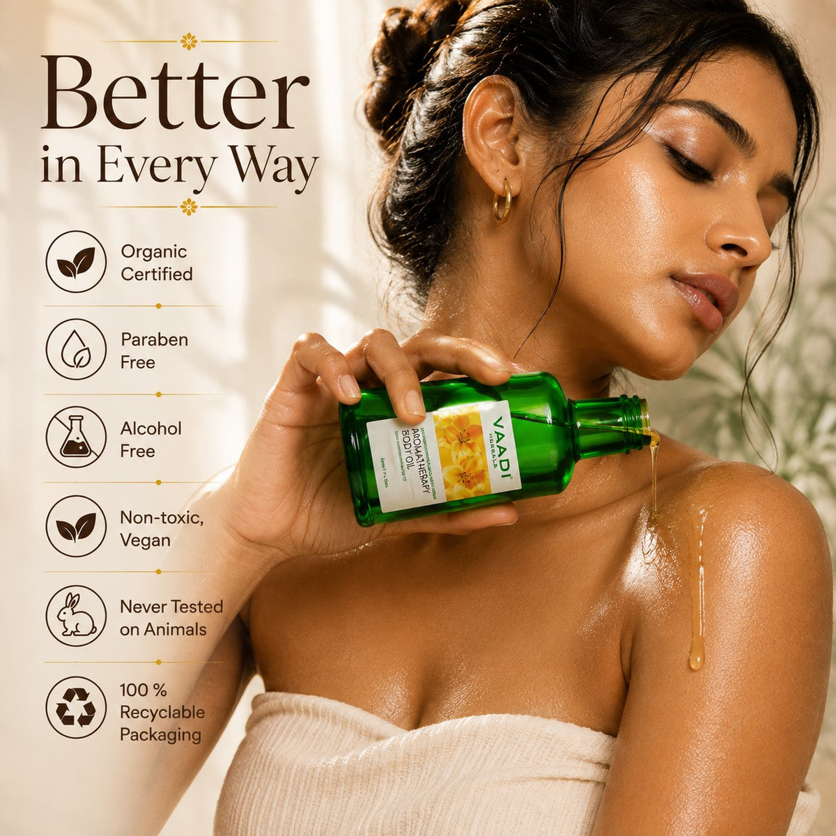 Lemongrass Oil with Lily Extract - Aromatherapy - Strengthens Bones - Relieves Headache- Heals Skin (50 ml/1.7 fl oz)