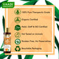 Cold-Pressed Sweet Almond Oil with Vitamin E - Anti Hair Fall - Removes Dark Circles- Skin Moisturizer-Promotes Hair Growth (120 ml / 4.05 oz)