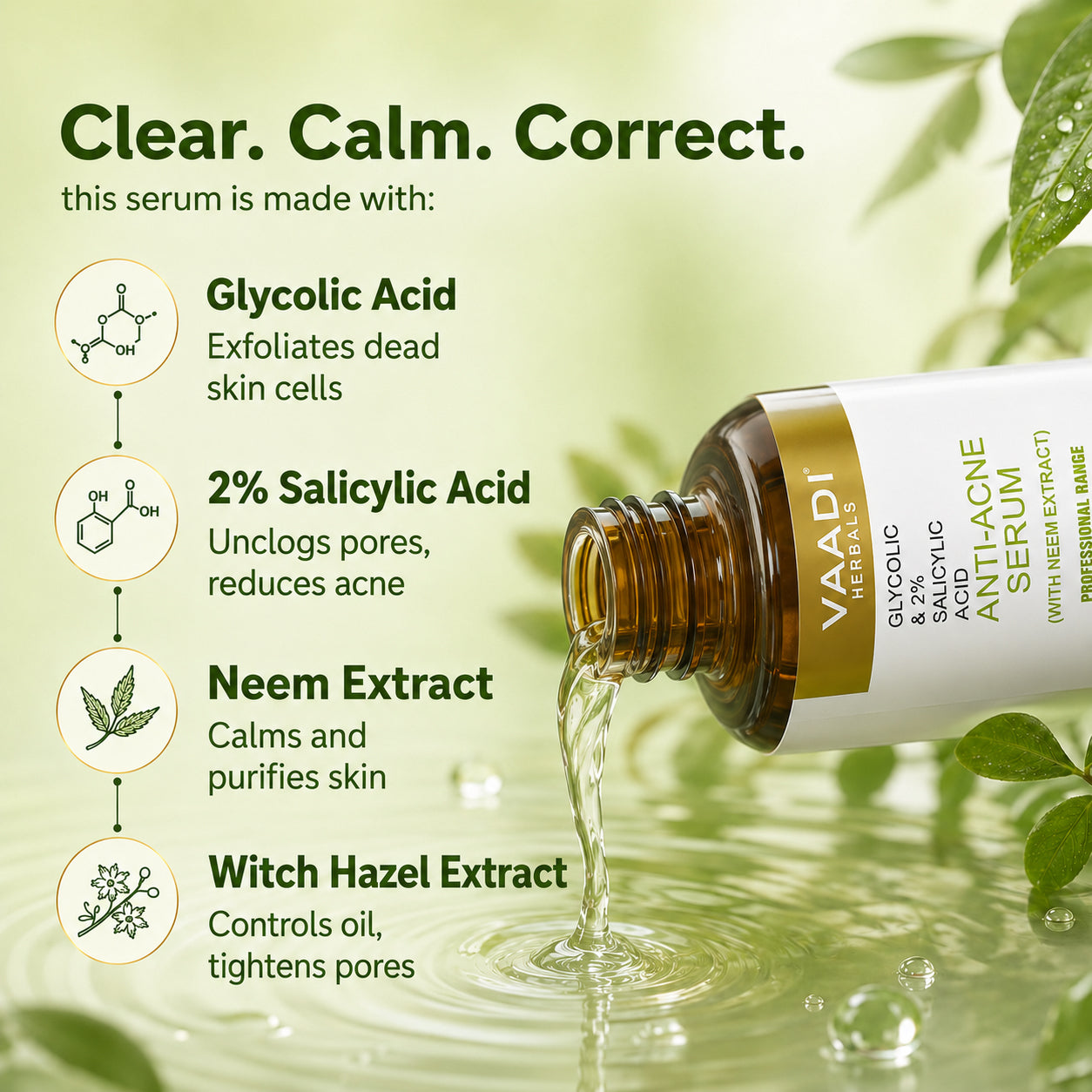 Anti-Acne Serum With Glycolic & 2% Salicylic Acid (30 ml)