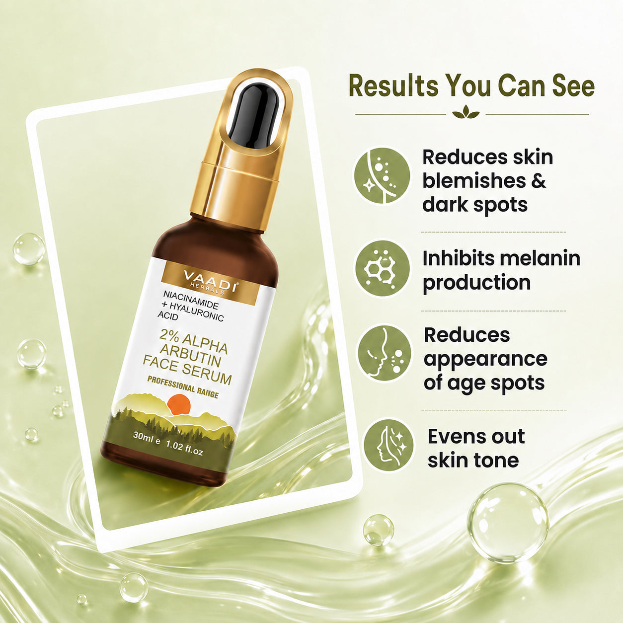 2% Alpha Arbutin Face Serum With Niacinamide & Hyaluronic Acid (30 ml)