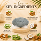 Elbow Foot Knee Scrub Soap with Almond & Walnut - Removes Dead Skin - Makes Skin Soft (3 x 75 gms / 2.7 oz)