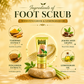 Foot Scrub with Fenugreek & Lemongrass Oil - Therapeutic Exfoliates - Rejuvenates Damaged Skin - Softens Skin (110 gms / 4 oz)