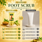 Foot Scrub with Fenugreek & Lemongrass Oil - Therapeutic Exfoliates - Rejuvenates Damaged Skin - Softens Skin (110 gms / 4 oz)