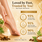 Foot Cream with Clove & Sandalwood Oil - Softens Dry & Cracked Feet - Deep Moisturises (500 gms / 17.7 oz)