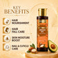 Cold Pressed Morrocon Argan Oil with Avocado- For Hair, Skin & Nails- Promotes Hair Growth- Skin Moisturisation-Healthy Nail Growth - UV Protection- (120 ml / 4.05 oz)