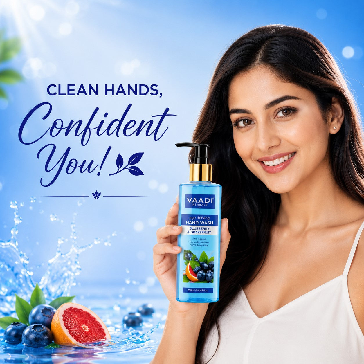 Pack of 3 Age Defying Blueberry & Grapefruit Hand Wash (3 x 250 ml / 8.5 fl oz )