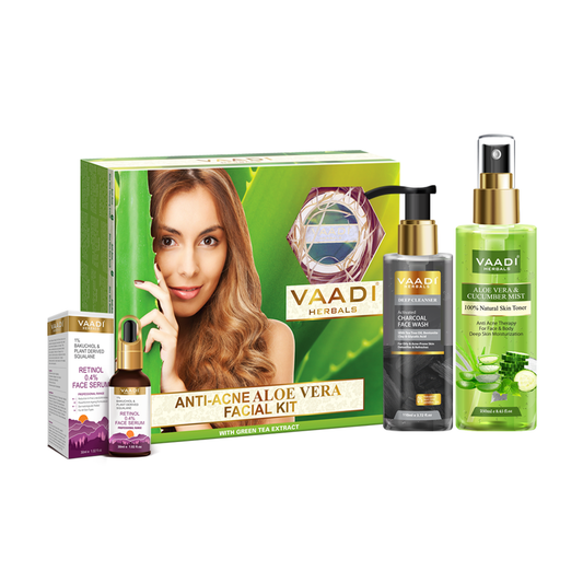 Advanced Organic Anti-Acne Skin Care Set - Get Clear, Smooth & Acne Free Skin