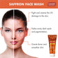 Skin Brightening Organic Saffron Face Wash with Sandalwood - Protects Skin from Sun - Lightens Pigmentation (4 x 60 ml/2.1 fl oz)