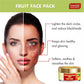 Skin Brightening Organic Fruit Face Pack - Anti Ageing - Protects Skin from Sun & Pollution (70 gms / 2.5 oz)