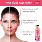 Insta Glow Pink Rose Face wash with Aloe vera extract ( 2 x 250 ml/8.45 fl oz)