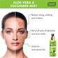 Aloe Vera & Cucumber Mist - 100% Natural Skin Toner (2 x 110 ml / 4 fl oz)