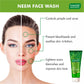 Anti Acne Organic Neem Face Wash with Tea Tree Extract - Controls Acne - Heals Skin ( 4 x 60 ml/2.1 fl oz)