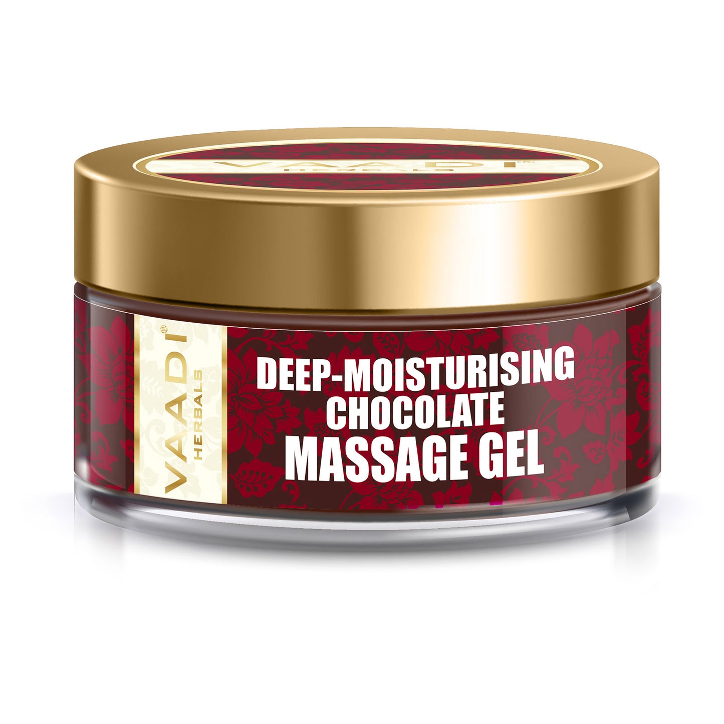 Deep Moisturising Organic Chocolate Massage Gel with Strawberry Extract - Softens Skin - Makes Skin Radiant (50 gms / 2 oz)