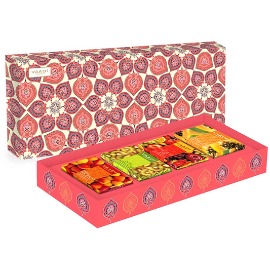 Classic Fruit Collection - 4 Premium Organic Handmade Soap Gift Box (75 gms x 4)