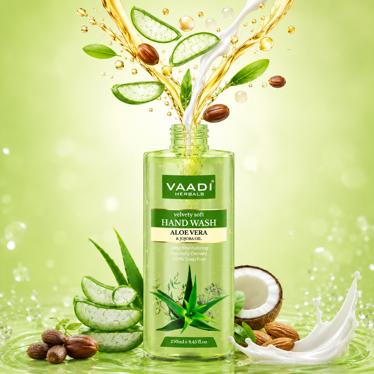 Velvety Soft Aloe Vera & Jojoba Oil Hand Wash (250 ml / 8.5 fl oz )