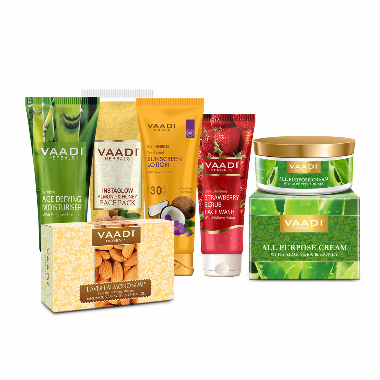 Skin Moisturizing Set For Dry Skin - Get Visibly Smooth, Hydrated & Glowing skin