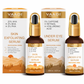 GLOWING FACE SET - AM PM COMBO- Skin Exfoliating Serum With Vitamin C Serum Combo (2 x 30 ml/ 1.2 fl oz)