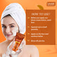 Skin Brightening Organic Saffron Face Wash with Sandalwood - Protects Skin from Sun - Lightens Pigmentation (4 x 60 ml/2.1 fl oz)