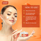 Skin Brightening Saffron Scrub with Basil Oil & Shea Butter - Improves Complexion - Reduces Puffiness, Marks & Spots ( 50 gms/2 oz)