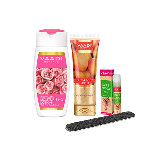 Organic Nail Care Set - Get Well Groomed, Soft Hands