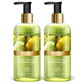 Breezy Organic Olive & Green Apple Shower Gel - Skin Revitalizing Therapy - Moisturises Skin (2 x 300 ml / 10.2 fl oz)