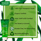 Anti Acne Organic Neem Face Wash with Tea Tree Extract - Controls Acne - Heals Skin ( 4 x 60 ml/2.1 fl oz)