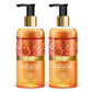 Luxurious Organic Saffron Shower Gel - Skin Brightening Therapy - Reduces Pigmentation Marks (2 x 300 ml / 10.2 fl oz)