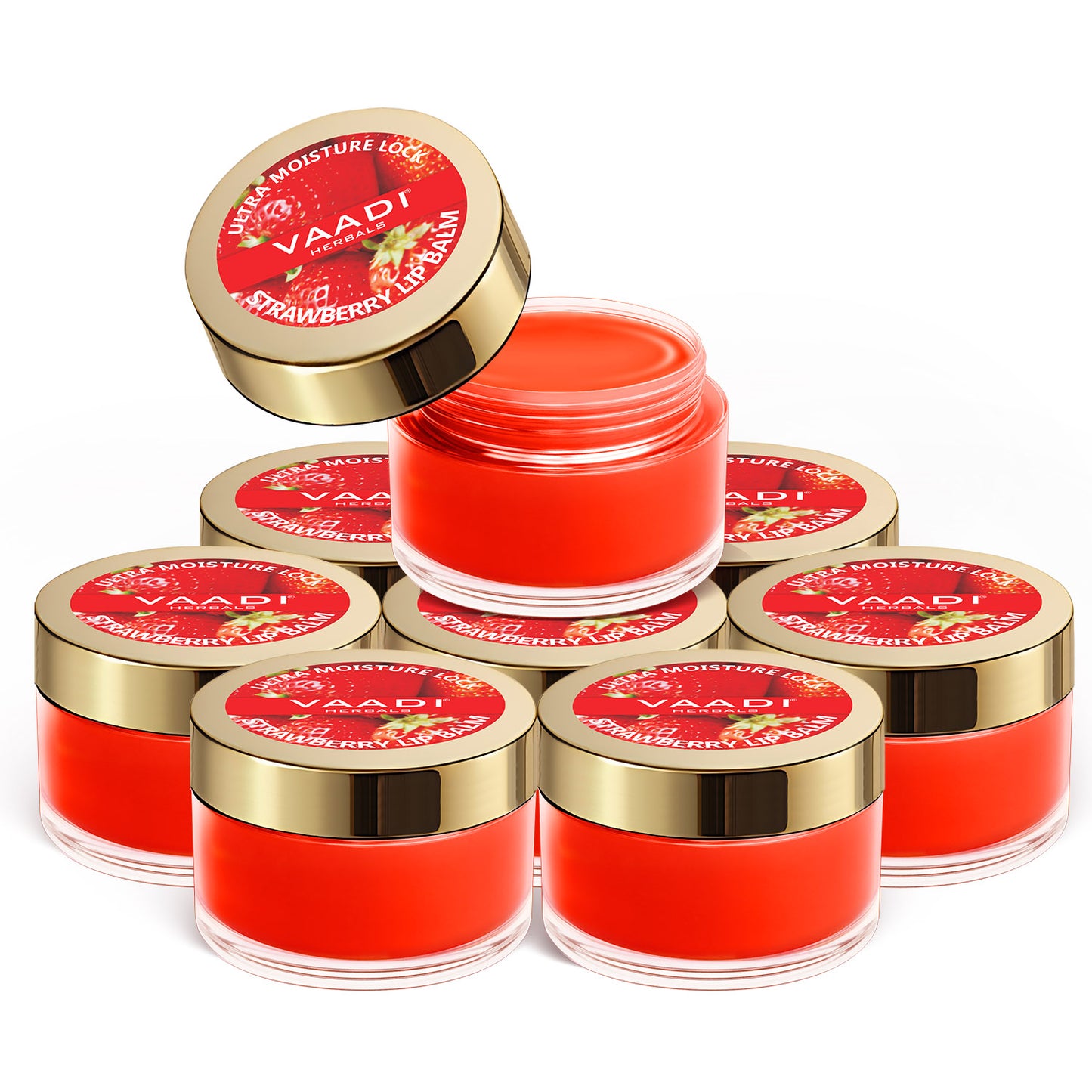 Nourishing Strawberry and Honey Lip Balm (8 x 10 gms/0.4 oz)