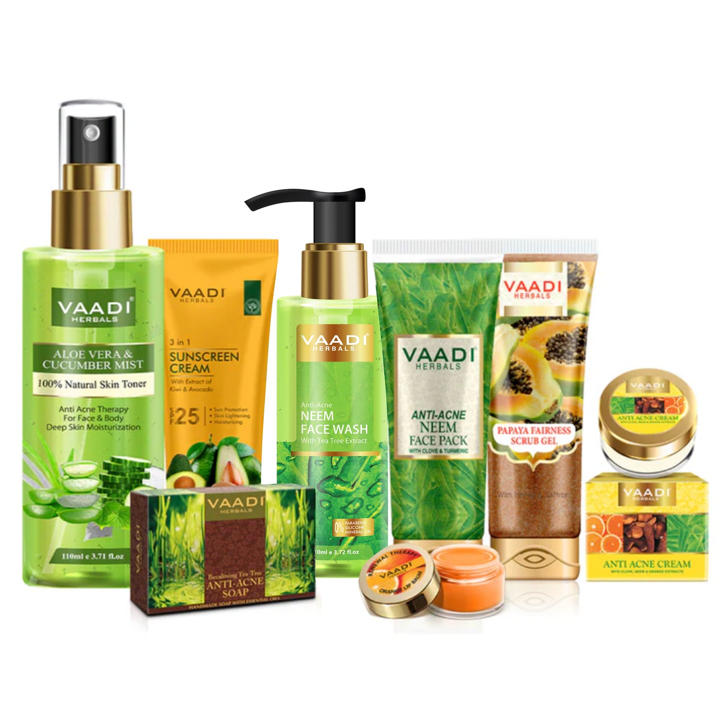 Anti-Acne Skin Care Set - Get Clear, Smooth & Acne Free Skin