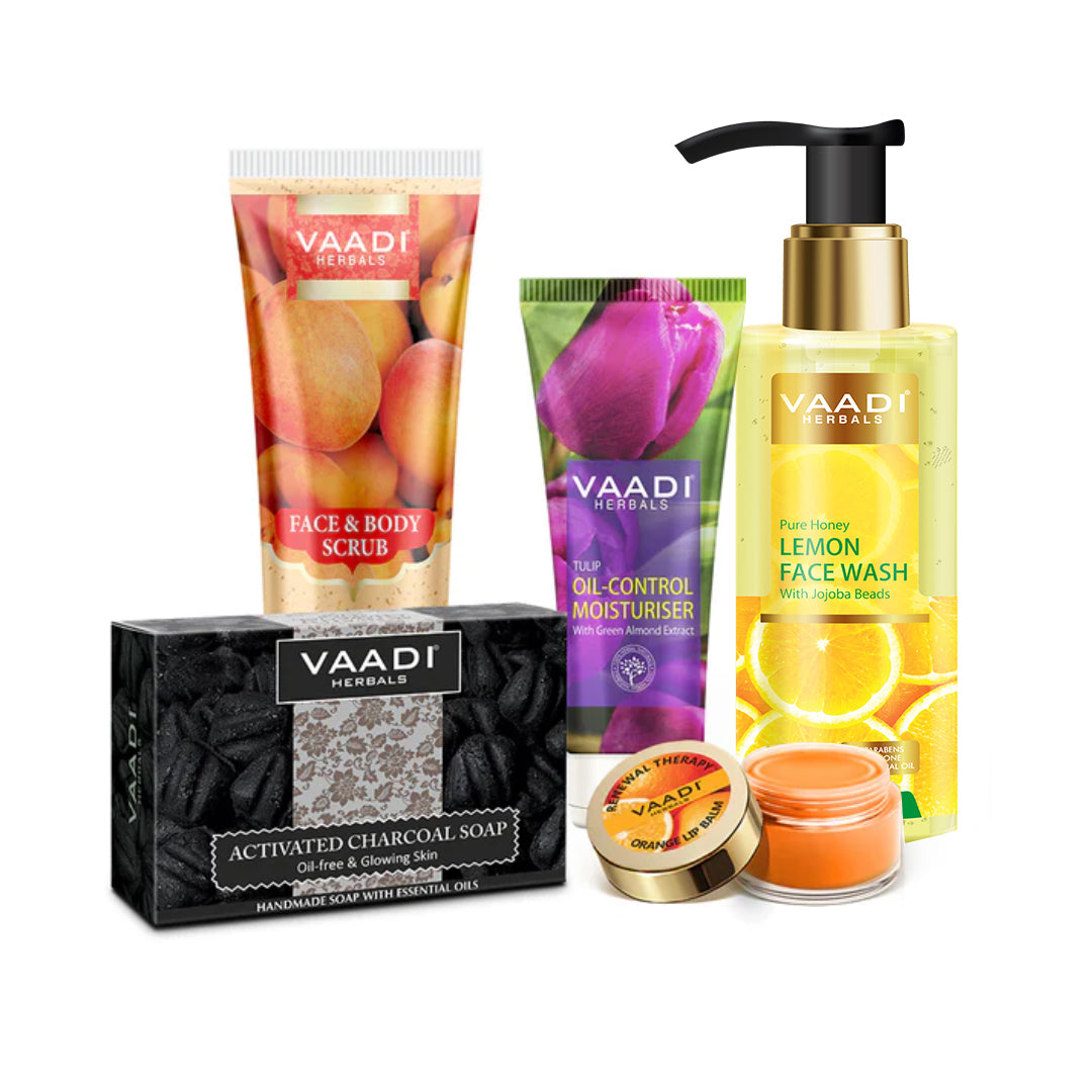 Oily Skin Care Set - Get Oil-Free, Glowing Skin
