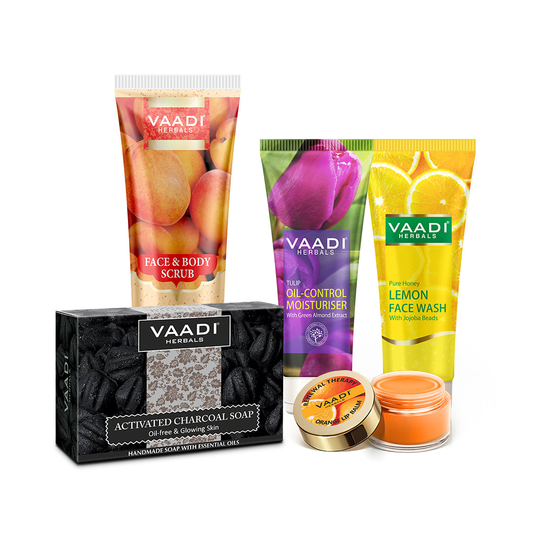 Oily Skin Care Set - Get Oil-Free, Glowing Skin